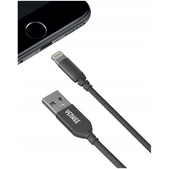 Καλώδιο USB Yenkee YCU 611 BK USB / lightning 1m YENKEE