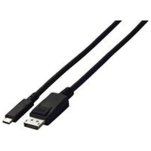 Καλώδιο USB Eizo EIZO CP200-BK, 2 m, USB C, DisplayPort, Αρσενικό, Αρσενικό, Μαύρο