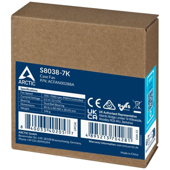 Ανεμιστήρας Arctic S8038-7K (ACFAN00288A)