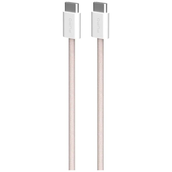 Puro Fabrik 2.0 USB-C to USB-C 60 W ροζ - Καλώδιο