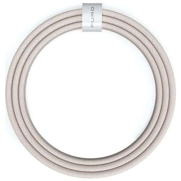 Puro Fabrik 2.0 USB-C to USB-C 60 W ροζ - Καλώδιο