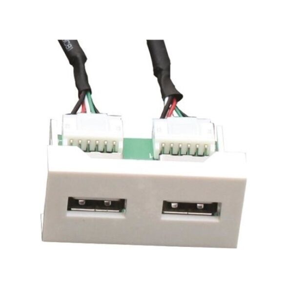 Προσαρμογέας USB FULL F22 2x USB2.0 Μονάδα. F/F. 20