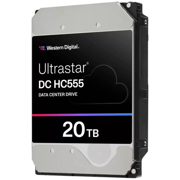 Σκληρός δίσκος διακομιστή WD DC HC555 20TB 3.5'' SAS-3 (12Gb/s) (0B47749)