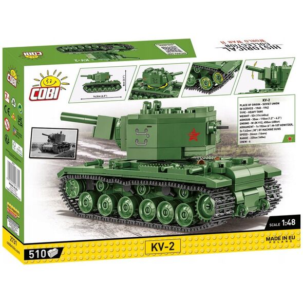 Cobi Κλοκί Ιστορική Συλλογή Β' Παγκοσμίου Πολέμου KV-2
