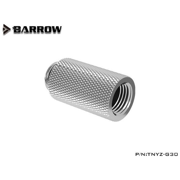 Barrow Barrow G1/4 ίντσας επέκταση ευθεία MF 30 - ασημί