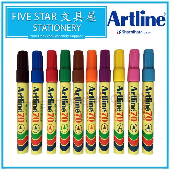 Μαρκαδόρος Artline 70 Μόνιμος Σετ 10