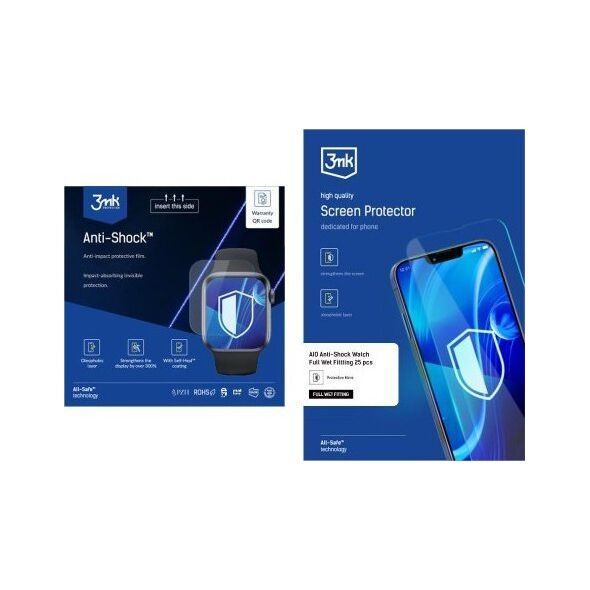 3MK 3mk All-Safe - Ταινίες AIO Anti-Shock Watch Full Wet Fitting, 25 ks 13205481 5903108488563