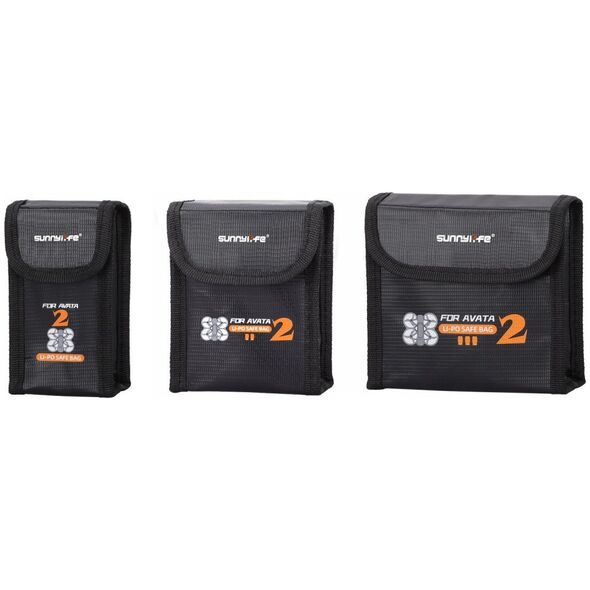 Θήκη SunnyLife Θήκη Θήκη για 3x Μπαταρία για Drone Dji Avata 2 Ανθεκτική στη Φωτιά / At2-dc783-3