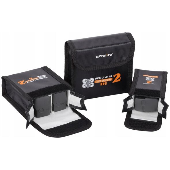 Θήκη SunnyLife Θήκη Θήκη Θήκη Για 1x Μπαταρία Για Dji Avata 2 Ανθεκτική στη Φωτιά / At2-dc781-1
