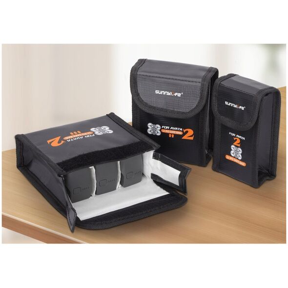 Θήκη SunnyLife Θήκη Θήκη Θήκη Για 1x Μπαταρία Για Dji Avata 2 Ανθεκτική στη Φωτιά / At2-dc781-1