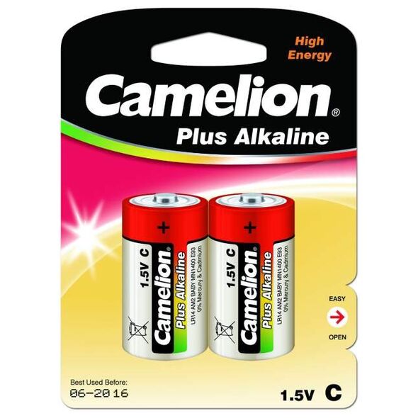CAMELION Camelion μπαταρίες αλκαλικές Plus 1.5V C 2τμχ CAM-LR14-2 έως 12 άτοκες Δόσεις