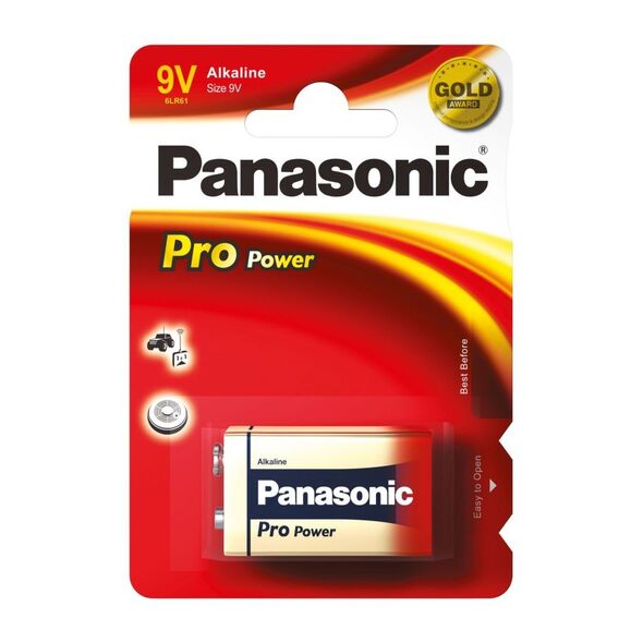 PANASONIC Panasonic μπαταρία αλκαλική Pro 9V PAN-6LR61PPG-1 έως 12 άτοκες Δόσεις