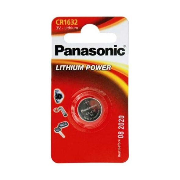 PANASONIC Panasonic CR1632 μπαταρία λιθίου 3V PAN-CR1632L-1 έως 12 άτοκες Δόσεις