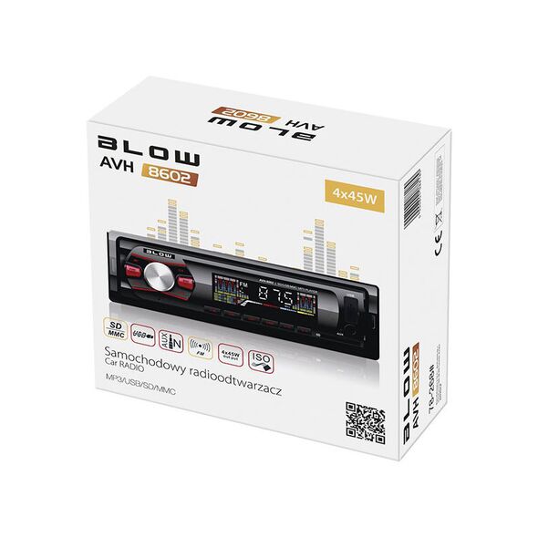 BLOW Ραδιόφωνο Αυτοκινήτου BLOW AVH-8602 έως 12 άτοκες Δόσεις