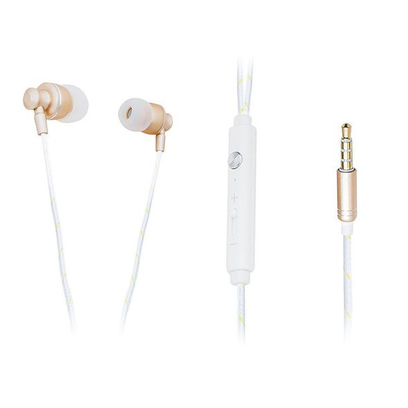 BLOW Ακουστικά με Μικρόφωνο BLOW B-100 Λευκά DM-811 έως 12 άτοκες Δόσεις