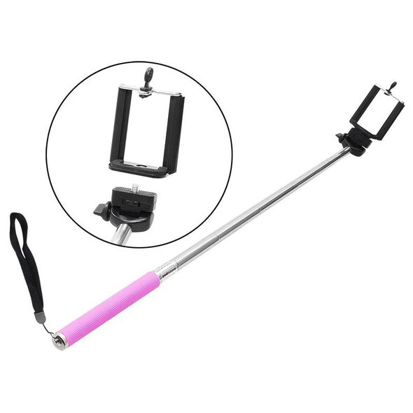 BLOW Selfie Stick με Τηλεκοντρόλ Bluetooth Ροζ DM-79-102 έως 12 άτοκες Δόσεις