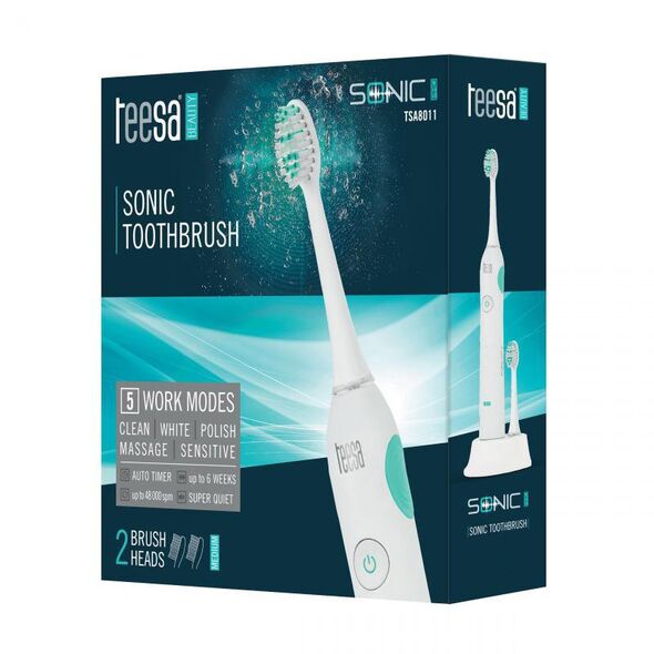Teesa Ηλεκτρική Οδοντόβουρτσα TEESA SONIC PRO TSA8011 έως 12 άτοκες Δόσεις