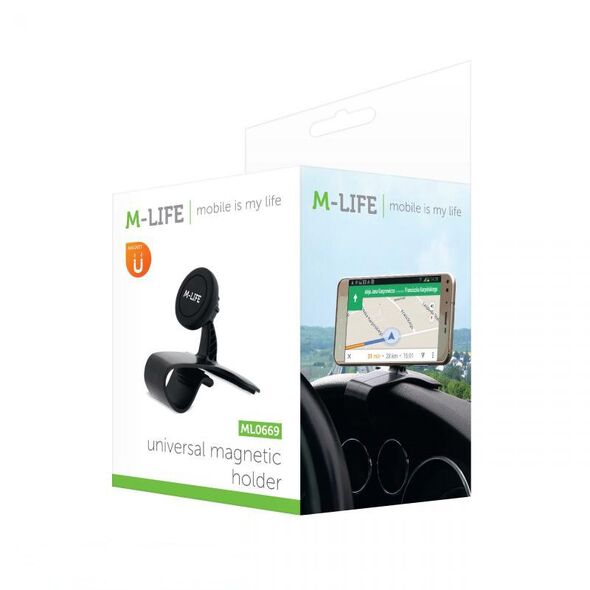 M-Life Μαγνητική Βάση Αυτοκινήτου M-LIFE ML0699 έως 12 άτοκες Δόσεις