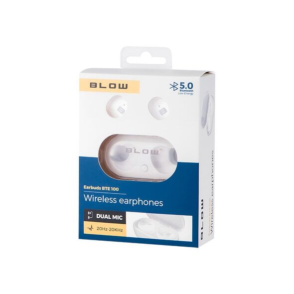 BLOW Ακουστικά BLOW Earbuds BTE100 WHITE DM-32-815 έως 12 άτοκες Δόσεις