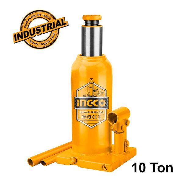SUPER Προσφορά *** INGCO Υδραυλικός Γρύλος Ανύψωσης 10 Τon HBJ1002 Έως 12 άτοκες δόσεις