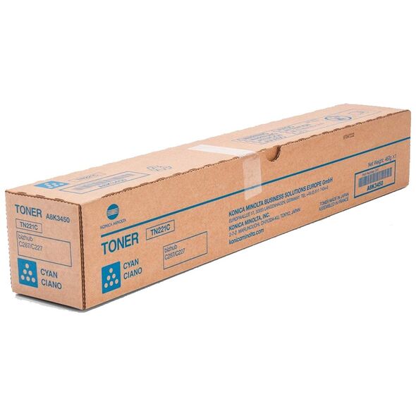 KONICA MINOLTA BIZHUB C227/287 TONER CYAN (A8K3450) (MINTN221C) έως 12 άτοκες Δόσεις