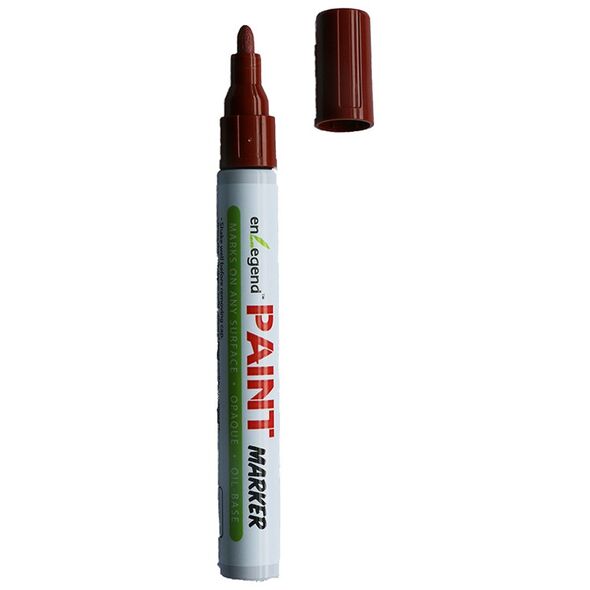 Enlegend Μαρκαδόρος Λαδιού 2.0mm Χοντρή Μύτη Καφέ (ENL-PT150-BR) (ENLPT150BR) έως 12 άτοκες Δόσεις