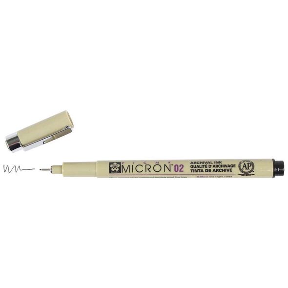 Sakura Μαρκαδόρος Pigma 02 49 0.3mm Μαύρο (XSDK0249) (SAKXSDK0249) έως 12 άτοκες Δόσεις