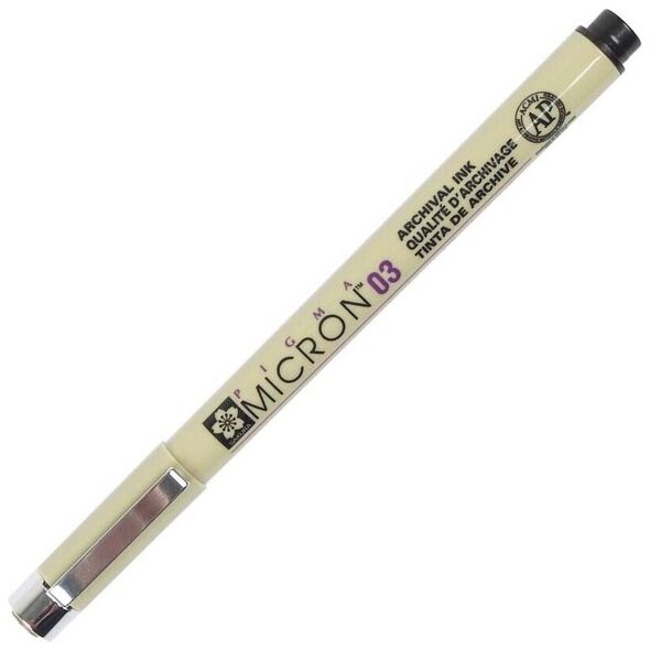 Sakura Μαρκαδόρος Pigma 03 49 0.35mm Μαύρο (XSDK0349) (SAKXSDK0349) έως 12 άτοκες Δόσεις