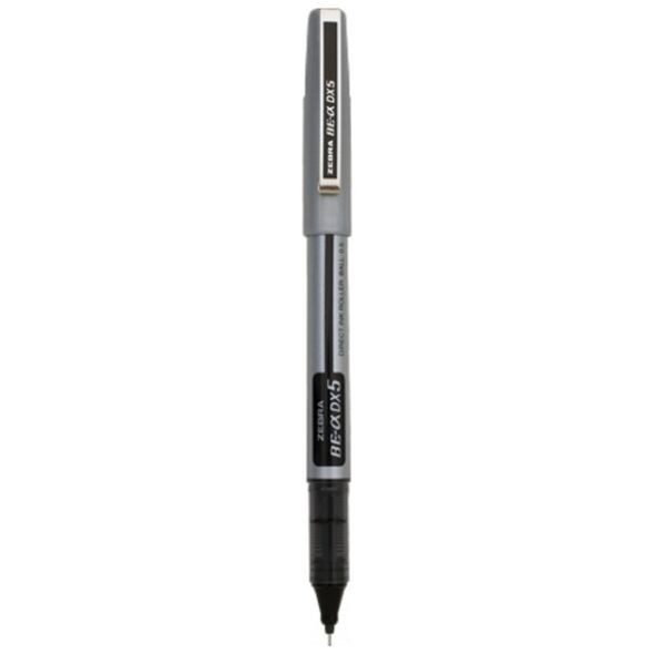 Zebra DX5 Zebroller SILVER RollerPen 0,5mm Black (ZB-16071Z) (ZEBZB-16071Z) έως 12 άτοκες Δόσεις