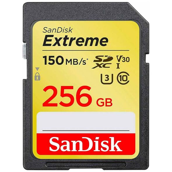 SanDisk 256GB Extreme SDXC UHS-I card (SDSDXVV-256G-GNCIN) (SANSDSDXVV-256G-GNCIN) έως 12 άτοκες Δόσεις