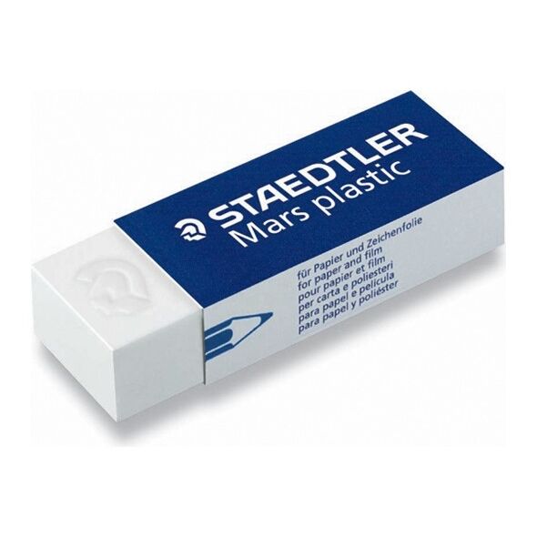 Γόμα STAEDTLER Mars Plastic Λευκή (52650) (STAE52650) έως 12 άτοκες Δόσεις