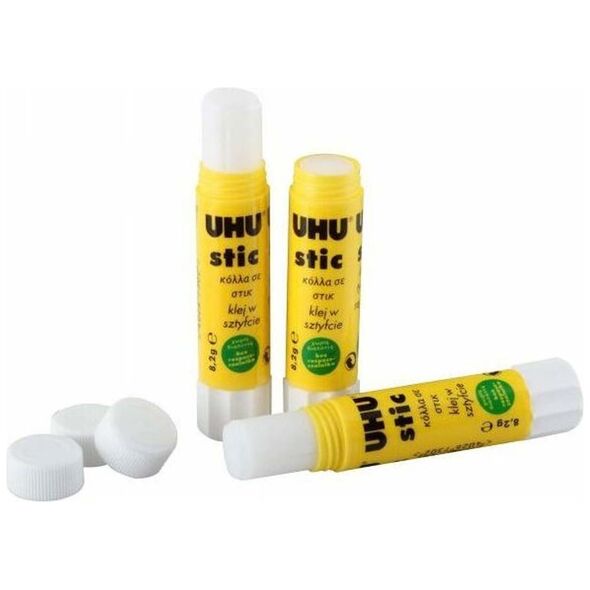 UHU Κόλλα Stick για Χαρτί 3τμχ 8.2gr Χωρίς Διαλύτες (UHU41275) έως 12 άτοκες Δόσεις