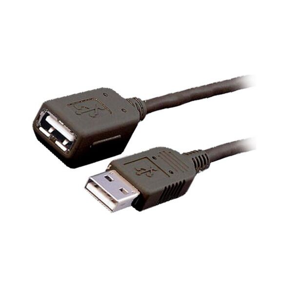 Καλώδιο MediaRange USB 2.0 Extension AM/AF 5.0M Black (MRCS108) έως 12 άτοκες Δόσεις