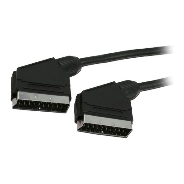 Καλώδιο MediaRange SCART/SCART 3.0M Black (MRCS107) έως 12 άτοκες Δόσεις