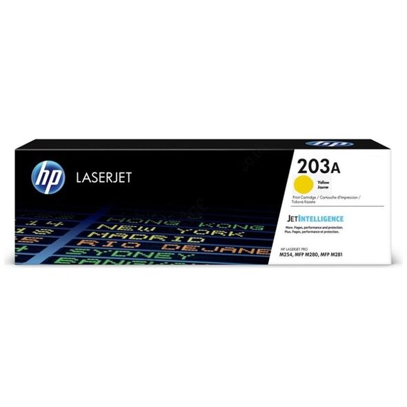 HP 203A LaserJet Yellow Toner (1.3k) (CF542A) (HPCF542A) έως 12 άτοκες Δόσεις
