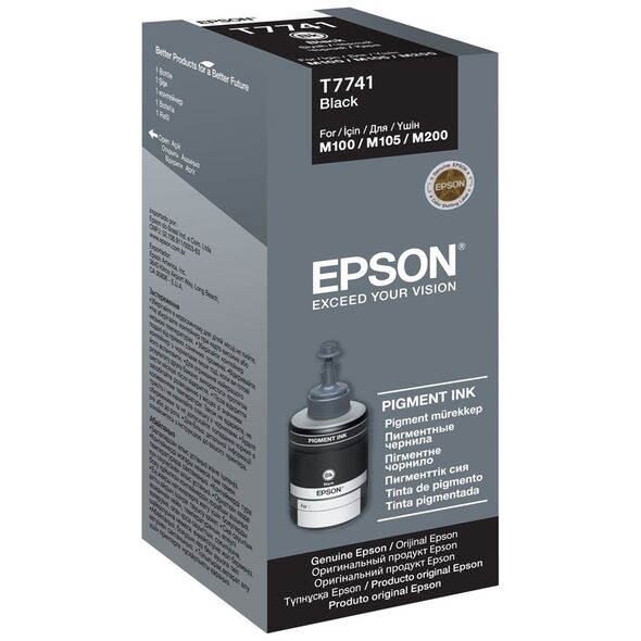 Epson Μελάνι Inkjet Bottle 140ml Black (C13T77414A) (EPST77414A) έως 12 άτοκες Δόσεις