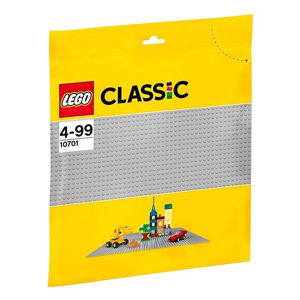 Lego Grey Baseplate (10701) (LGO10701) έως 12 άτοκες Δόσεις