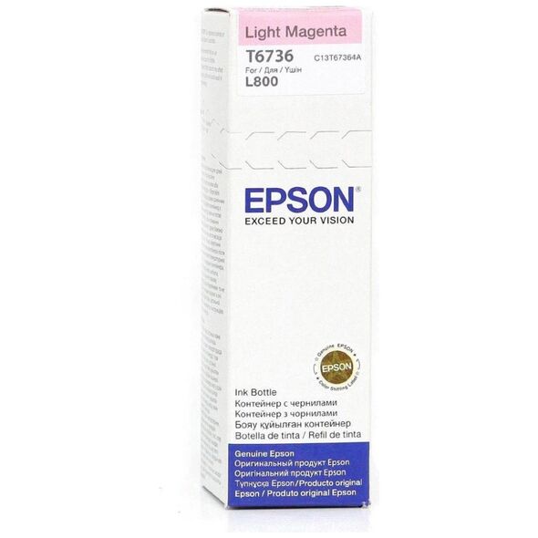 Epson Μελάνι Inkjet Bottle 70ml Light Magenta C13T67364A (EPST67364A) έως 12 άτοκες Δόσεις