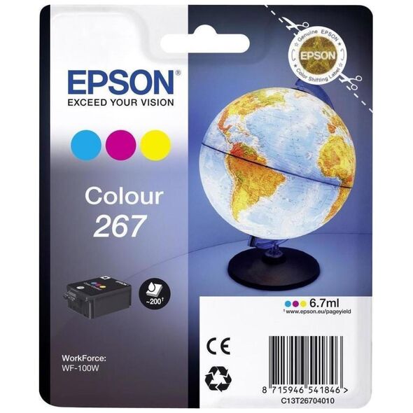 Epson Μελάνι Inkjet Series 267 3-Colour (C13T26704010) (EPST267040) έως 12 άτοκες Δόσεις