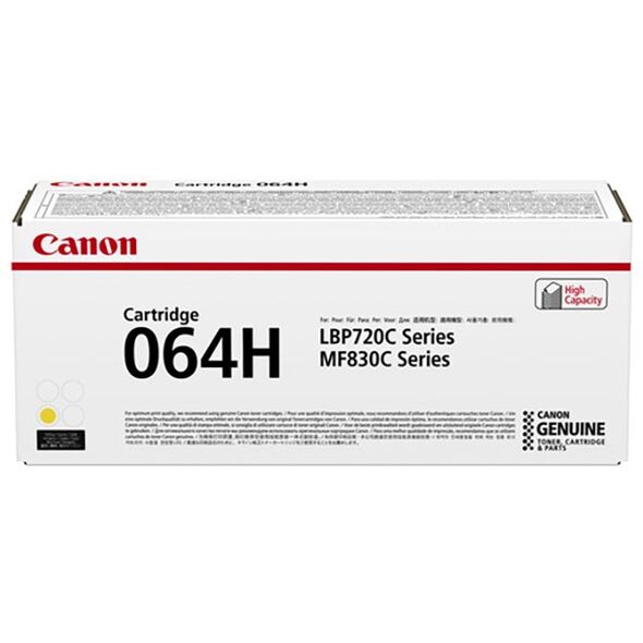 CANON LBP722Cdw/MF 832Cdw  SERIES TONER YELLOW HC (10.4k) (4932C001) (CAN-064YH) έως 12 άτοκες Δόσεις