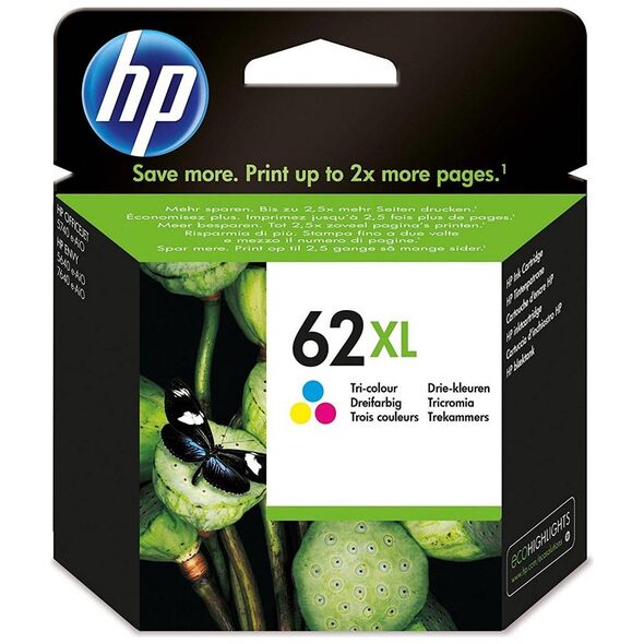 HP Μελάνι Inkjet No.62XL Tri-Colour (C2P07AE) (HPC2P07AE) έως 12 άτοκες Δόσεις