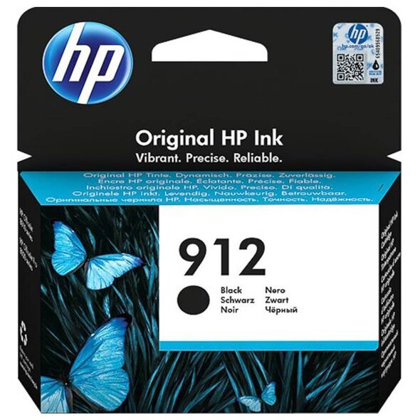 HP Μελάνι Inkjet No.912 Black (3YL80AE) (HP3YL80AE) έως 12 άτοκες Δόσεις