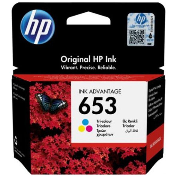 HP Μελάνι Inkjet No.653 Tri-Colour (3YM74AE) (HP3YM74AE) έως 12 άτοκες Δόσεις