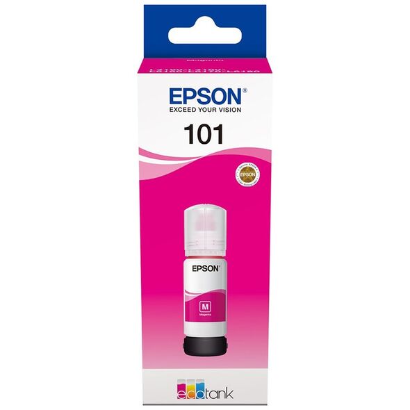 Epson Μελάνι Inkjet 101 Magenta (C13T03V34A) (EPST03V34A) έως 12 άτοκες Δόσεις