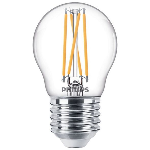 Philips E27 LED WarmGlow Filament Ball Bulb 1.8W (25W) (LPH02543) (PHILPH02543) έως 12 άτοκες Δόσεις