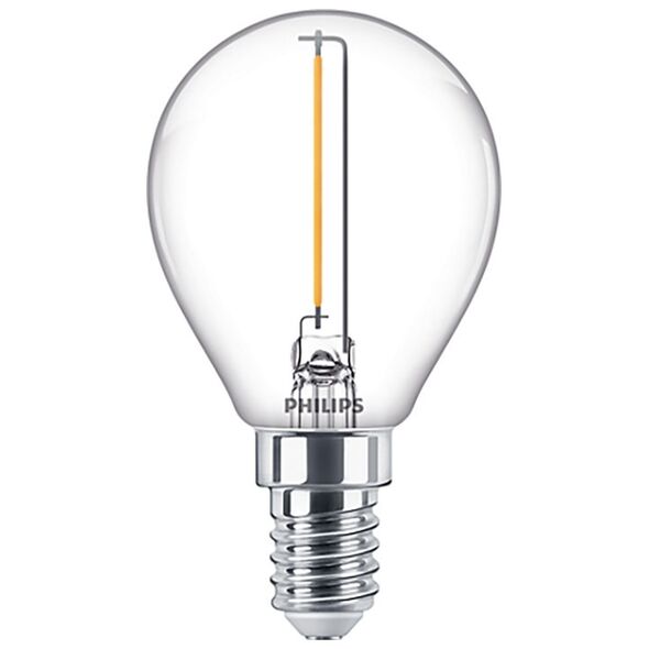 Philips E14 LED Warm White Filament Ball Bulb 1.4W (15W)(LPH02378) (PHILPH02378) έως 12 άτοκες Δόσεις