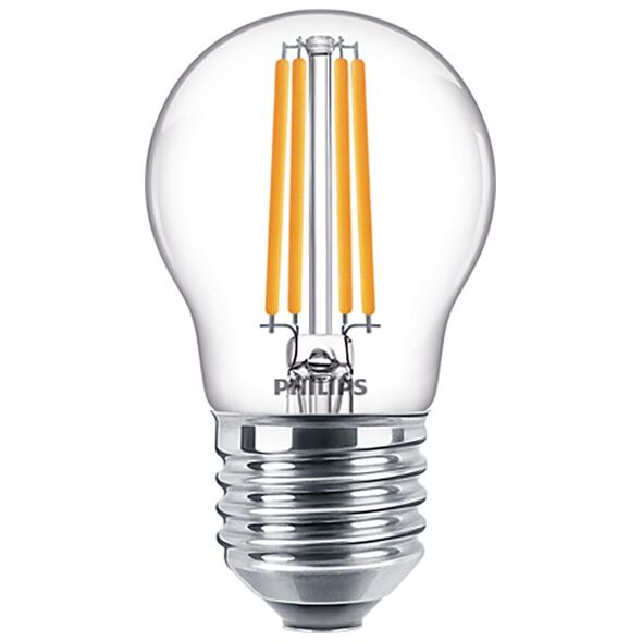 Philips E27 LED Warm White Filament Ball Bulb 6.5W (60W) (LPH02374) (PHILPH02374) έως 12 άτοκες Δόσεις