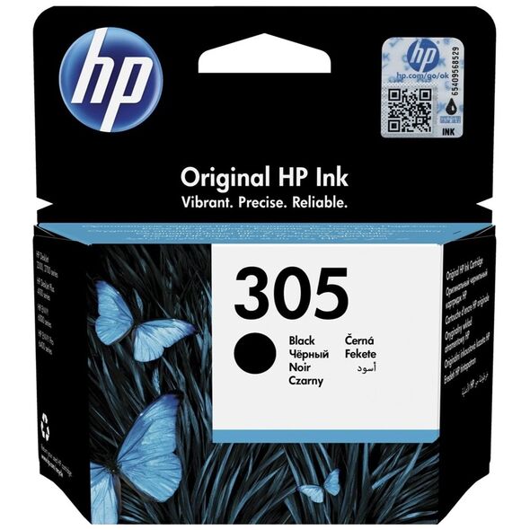 HP Μελάνι Inkjet No.305 Black (3YM61AE) (HP3YM61AE) έως 12 άτοκες Δόσεις