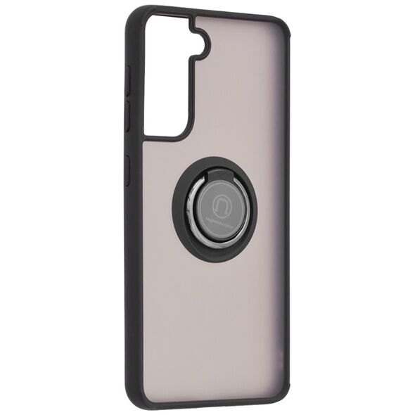 Techsuit Husa pentru Samsung Galaxy S21 5G - Techsuit Glinth - Black 5949419057647 έως 12 άτοκες Δόσεις