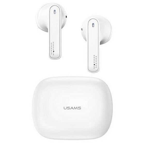 USAMS Casti Bluetooth Wireless - USAMS SM Series (BHUSM01) - White 6958444924410 έως 12 άτοκες Δόσεις